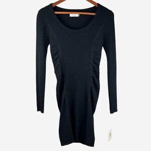 Calvin Klein Wool Blend Fitted Dress